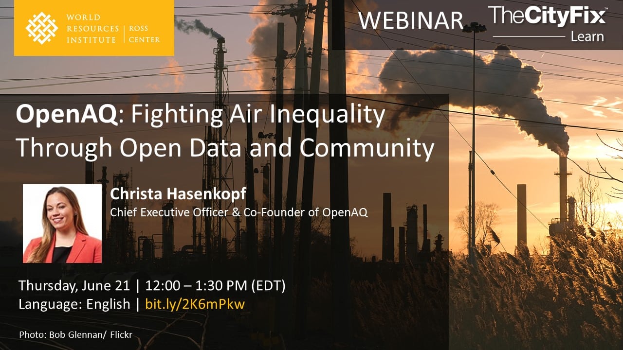 OpenAQ: Fighting Air Inequality through Open Data and Community
