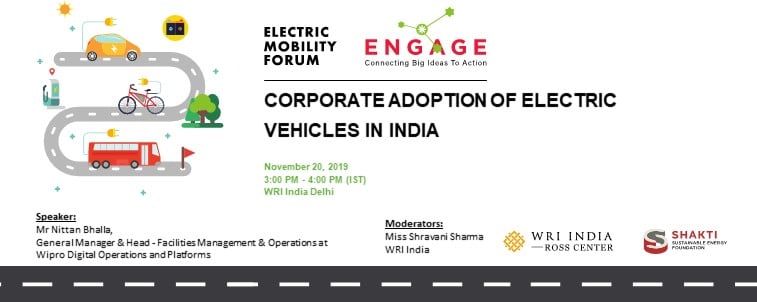 Corporate Adoption of Electric Vehicles in India