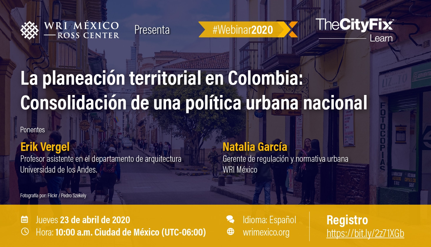 La planeación territorial en Colombia: Consolidación de una política urbana nacional